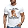 Camiseta Engraçada de Esquilo Sarcástico para Homens e Mulheres - Tive Um Pensamento Eles Saíram Quicando Dizendo com Gráfico de Esquilo Vermelho Fofo