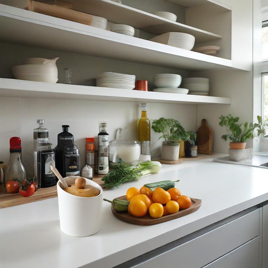 Vintage Ceramic Seasoning Jar with Slanted Mouth Lid Storage Box Set Multifunctional Moisture-proof Storage Jar Kitchen Supplies