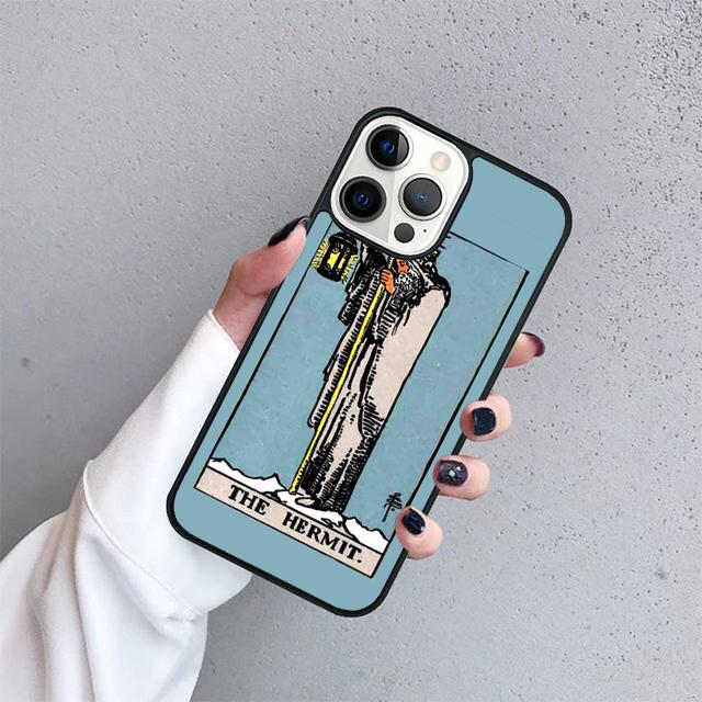 

Таро Карта Отшельник Ракушка Для iPhone 17 Air 15 16e 14 13 12 Pro Max 11 Pro Max Plus Чехол для Телефона iPhone 13pro