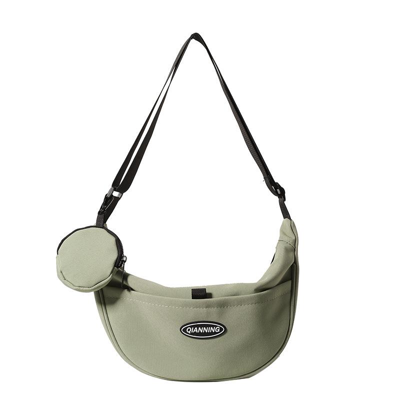 Stylish Minimalist Dumpling Bag Spacious Korean Women Shoulder Crossbody Bag Versatile Everyday Shopping Tote