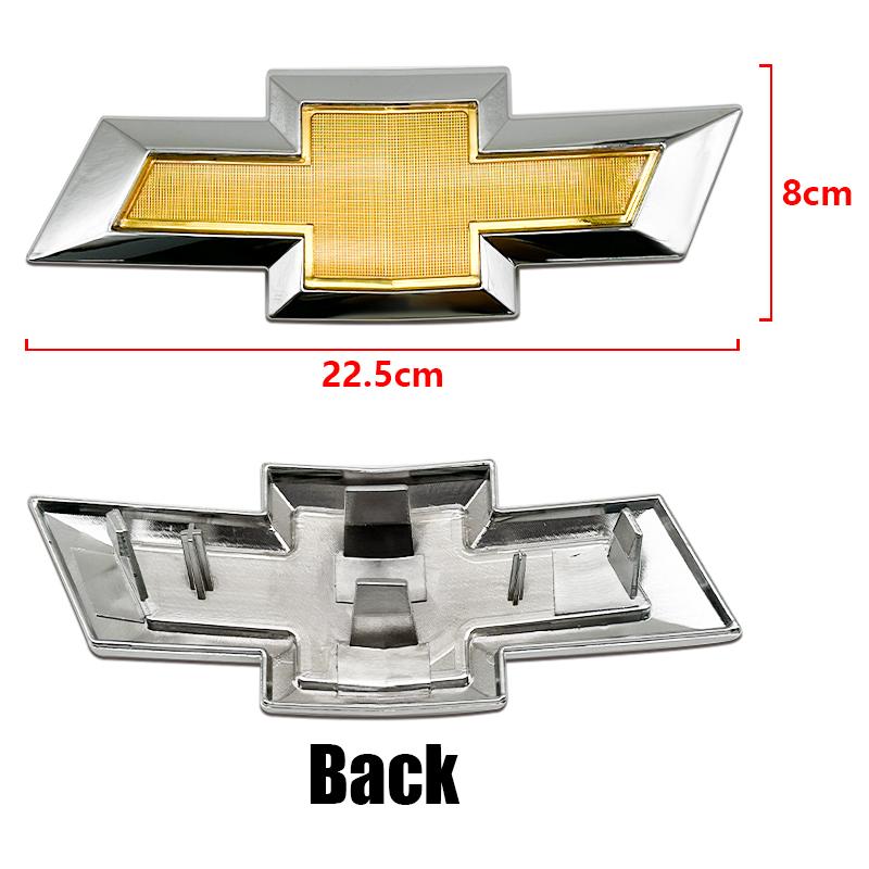 Car Front Bonnet Badge Rear Trunk Stickers for Chevrolet Logo Classic Cruze Malibu XL Cavalier Trax Auto Captive Aveo Sonic Sail