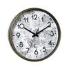 European Classic Luxury Art Deco Retro Vintage Plastic Quartz Analog Wall Clock for Home Decoration