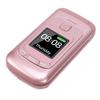 Flip Phone Unlocked GSM 2G Cell Phone with Dual SIM Slots 2.4 Inch + 1.4 Inch Color Screen Large Keys Loud Speaker US
