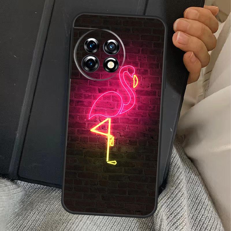 Pink Red Flamingo Case For OnePlus Nord 5 CE 2 3 4 Lite N20 N30 OnePlus 15 13 12 11 10T 10R 12R 13R 13T Cover