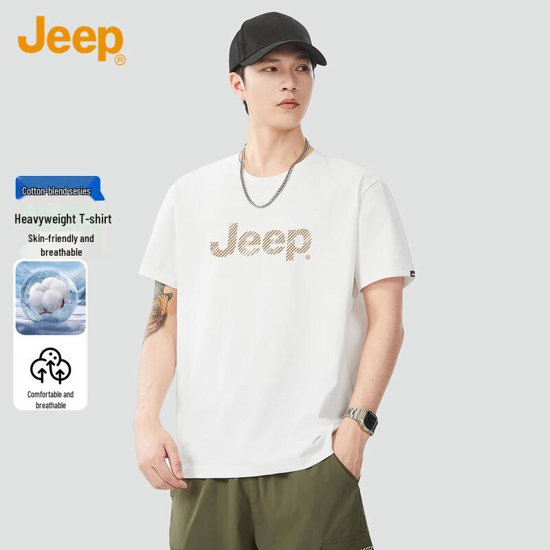 

Мужская летняя дышащая футболка с коротким рукавом JEEP XL