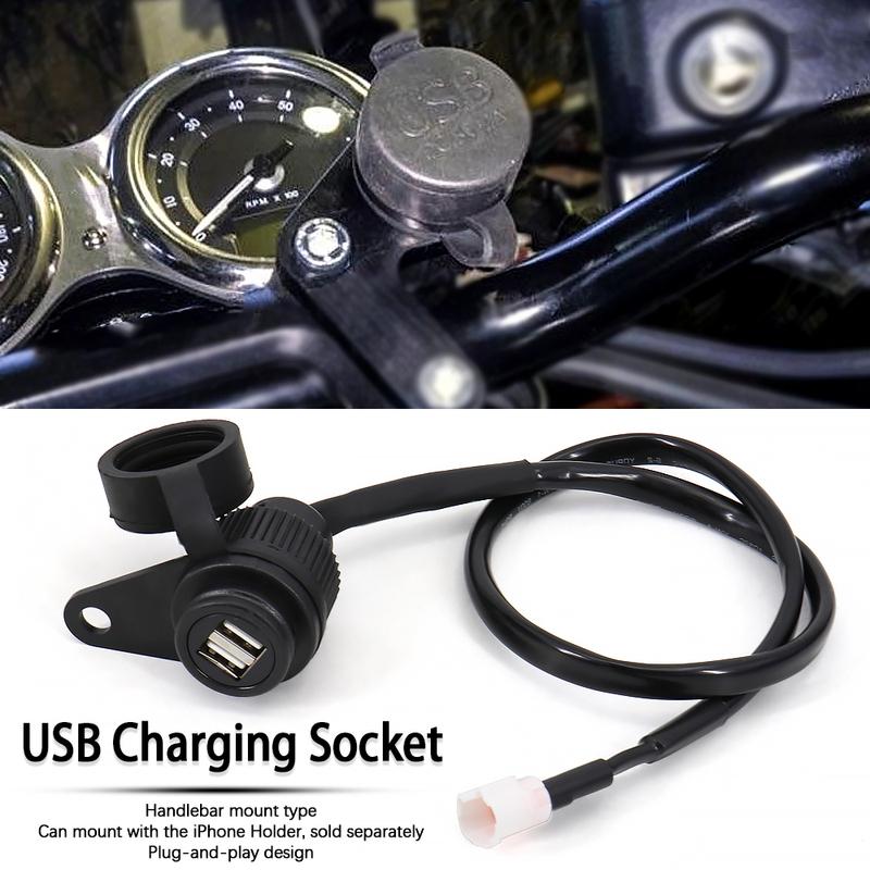 MT-09 SP Motorcycle Accessories Dual USB Charger Plug Socket Adapter For YAMAHA MT09 2017 - 2023 XSR900 Tracer 900 MT07 XSR700