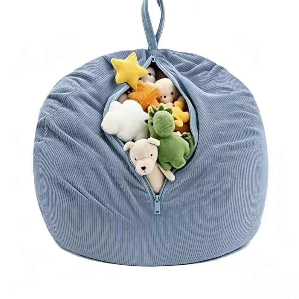Washable Cover Bean Bag Cover Corduroy Sofa Chair Cover Beanbag Slipcover  for Small Space