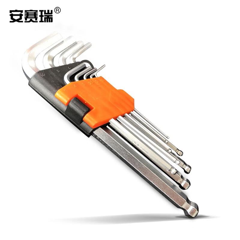 Ansell 9-Piece L-Type Hex Key Set
