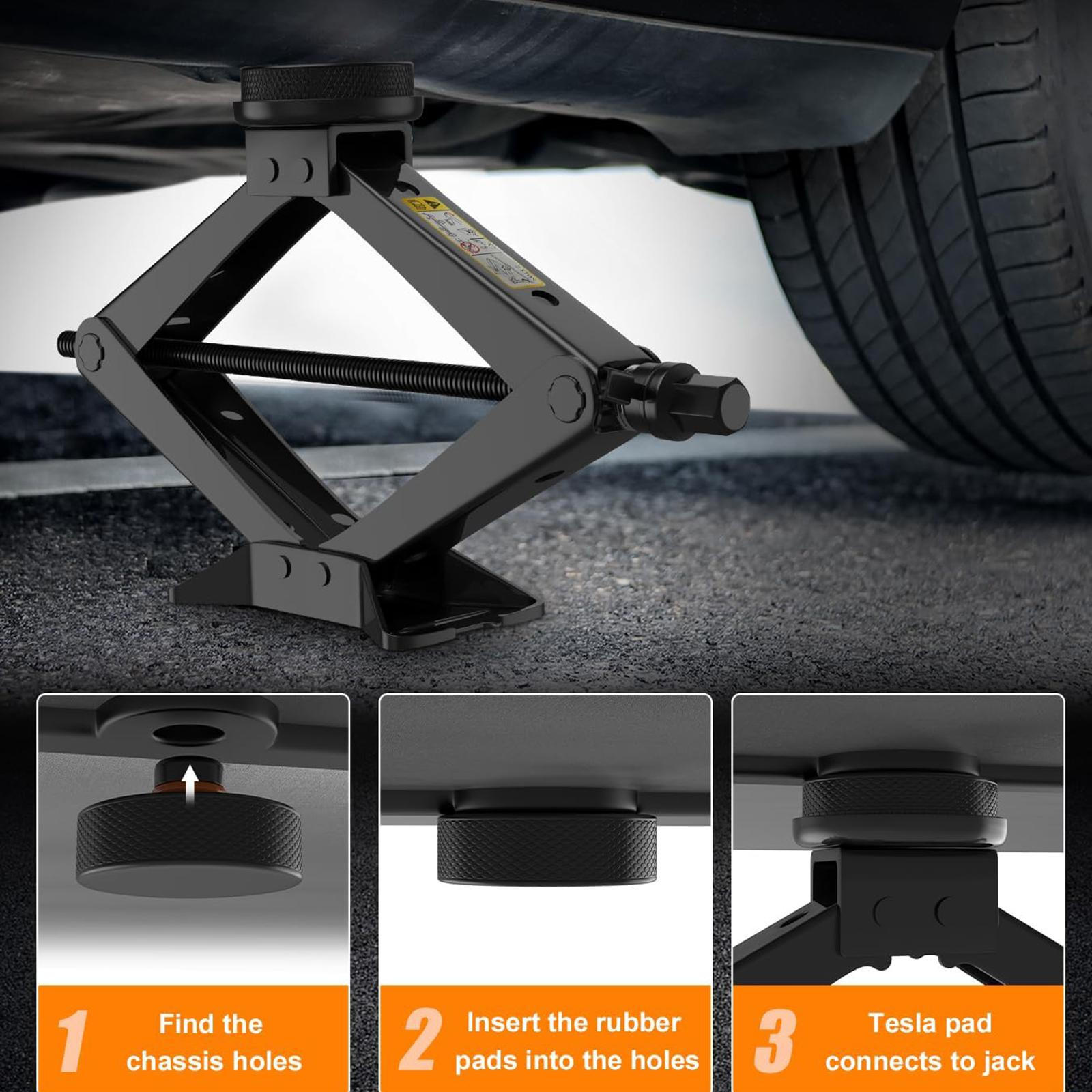 

4 шт. Защитные накладки для автомобильного домкрата Противоскользящие с сумкой для хранения для 3 X S Y Аксессуары Избегая