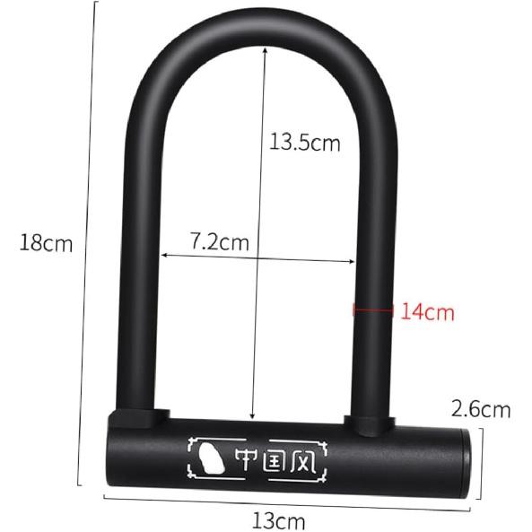 U-образный тросовый замок U-образный замок — фото 3