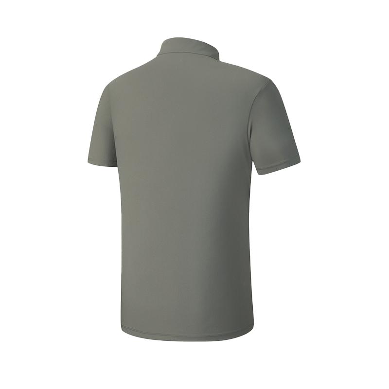 FILA Fitness Series Classic Simple Sports Training Casual Versatile Short Sleeve Polo Shirt Men tops Army-Green A51M621110FKK