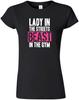 Dame auf der Straße Bestie im Fitnessstudio T-Shirt