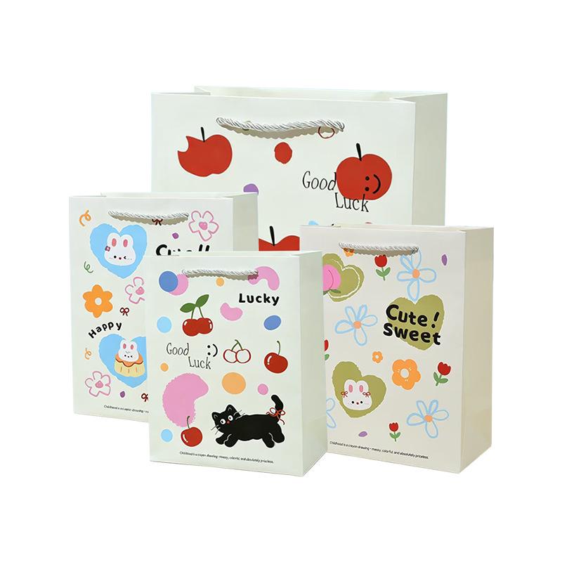 Creative Cartoon Tote Bag - Fresh Style, Multiple Sizes