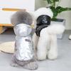 Pet Dog Jumpsuit Winter Warm Dog Clothes Yorkie Coat Outfits Two Leg Pet Coat Waterproof with Hat Dog Clothes Waterproof