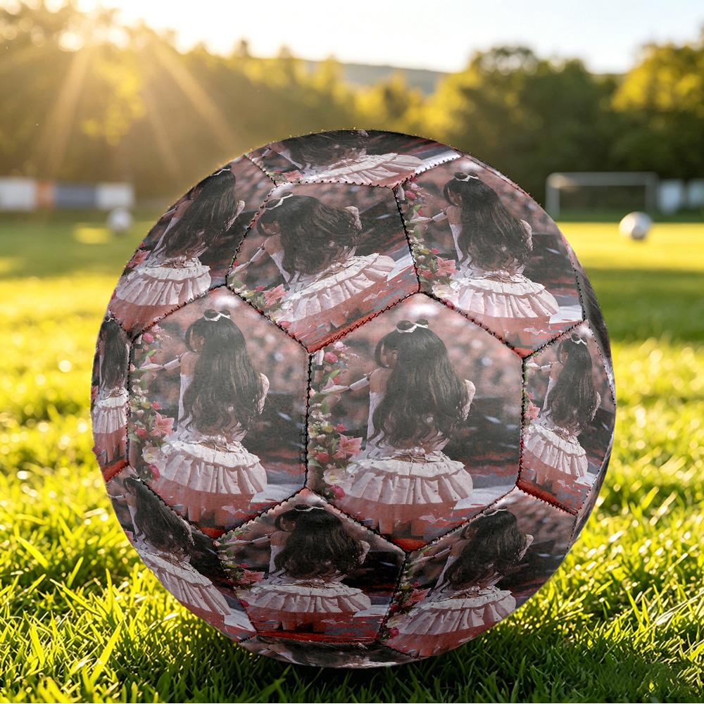 Ayliva Size 5 Soccer Ball, Durable Standard Football For Training Match Outdoor Sports