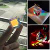 Prism Six-Sided Bright Light Combine Cube Prism Stained Glass Beam Splitting Prism Optical Experiment Instrument Bright bright