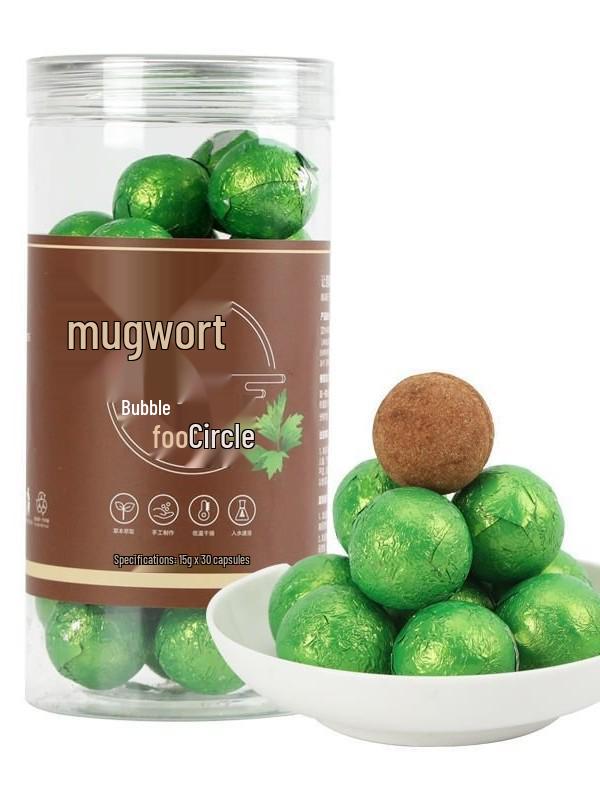 Mugwort & Safflower Herbal Foot Soak Balls - Softening, Warming Essence for Relaxing Foot Care