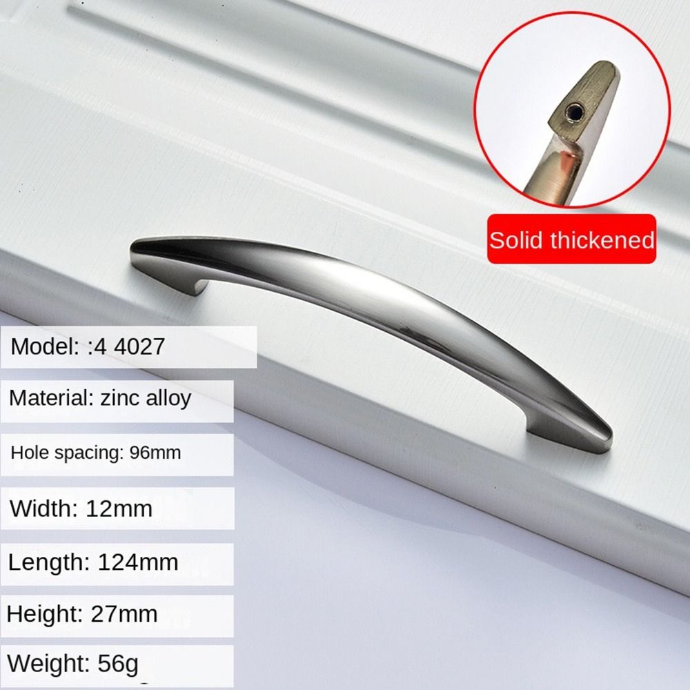 Multifunctional Bright Chrome Handles Furniture Drawer Pull Handles Furniture Handle  Wardrobe