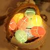 Warm White Easter String Lights LED Lighting Cracked Egg LED Light  Easter Party