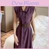 Linen Sleeveless Dress For Women With Polo Neck And Waist Cinching For Summer Casual Wear