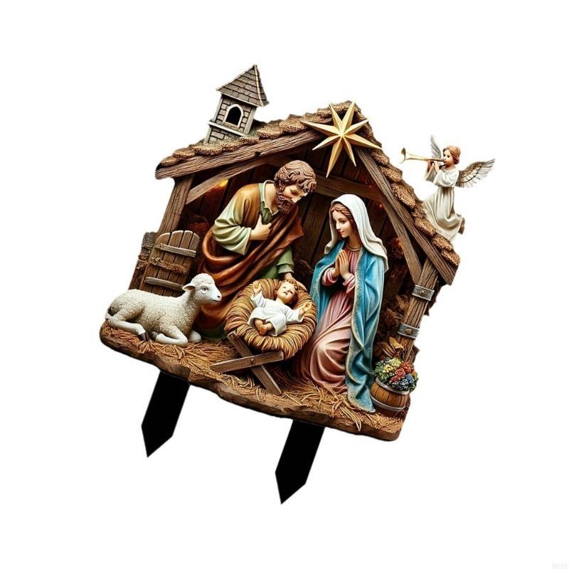 

Rustics Styles Holy Family Nativity Figurines Christmas Decorations for Garden M68E China Mainland