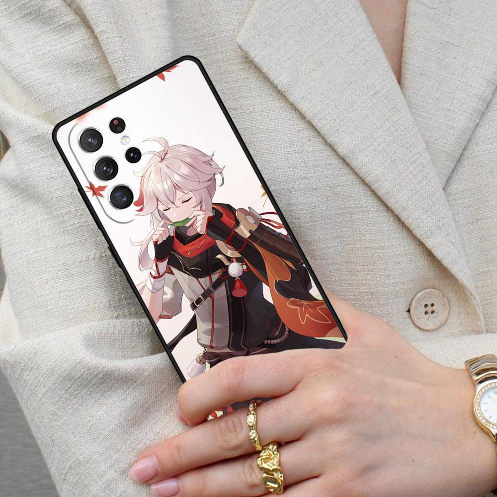 Genshin Impact Kaedehara Kazuha PATTERN Cell Phone Case for Samsung Galaxy S26 Ultra S25 S24 S23 S22 S21 S20 Note10 Cover