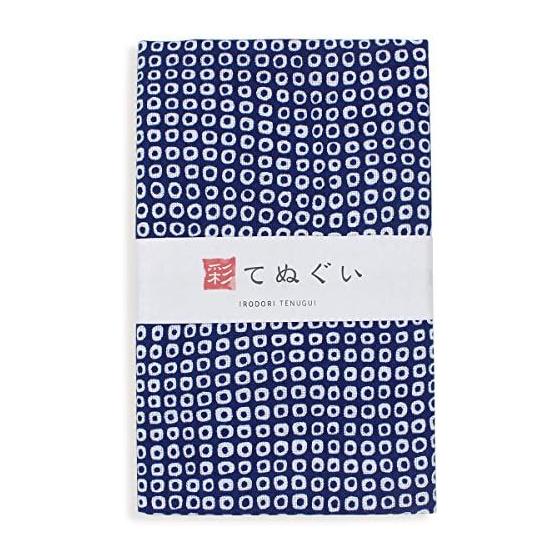 Tenugui (KOMESICHI) Irodori Komon Tenugui Japan B Set Cut-off 3-piece Set 33x90cm 100% Cotton Nassen/Bun Fabric Japan