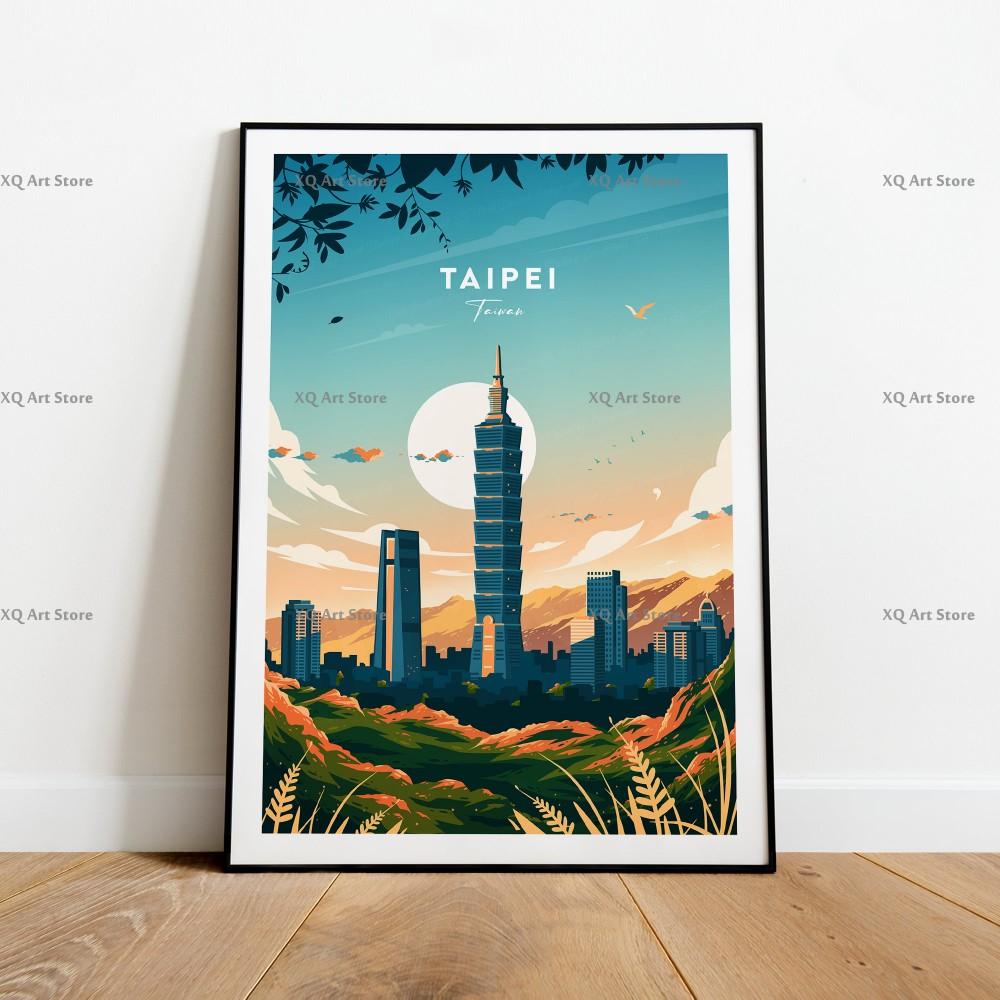 Modern Travel Print Canvas Painting Beautiful Landscape All Kinds Of Cities Poster Wall Art For Living Room Home Decor Frameless