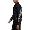 Adidas X James Bond Chaqueta de Manga Larga con Cuello Cremallera con Logotipo Estampado de Rayas para Hombre Chaquetas Negro GN6807