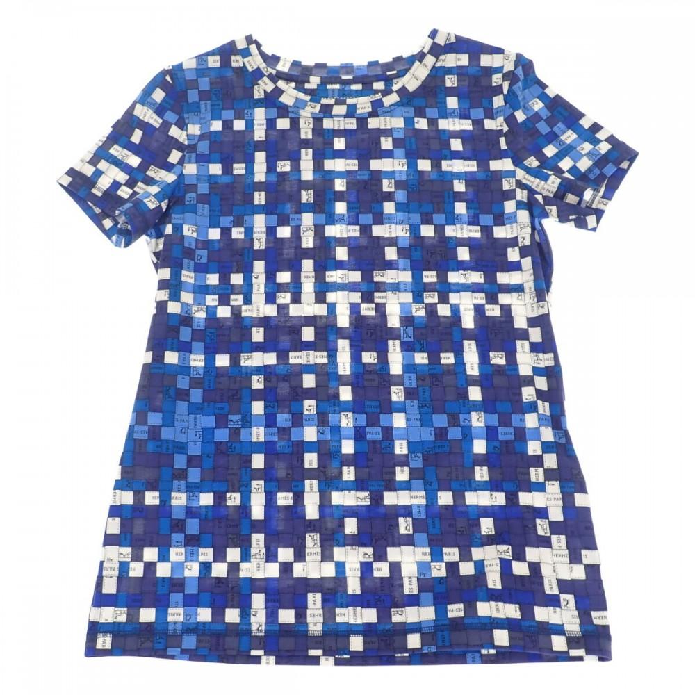 HERMES  34  Short Sleeve T-shirt Bruce Marto Cotton Women