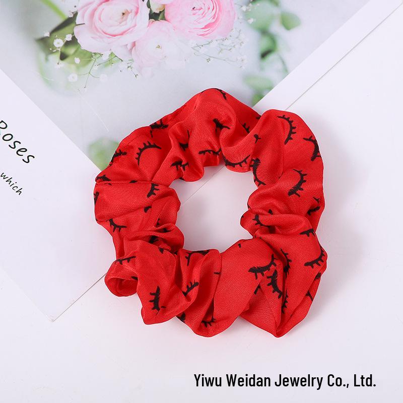 European & American Fashion Silk Hair Ties & Headbands for Women - Customizable Logo