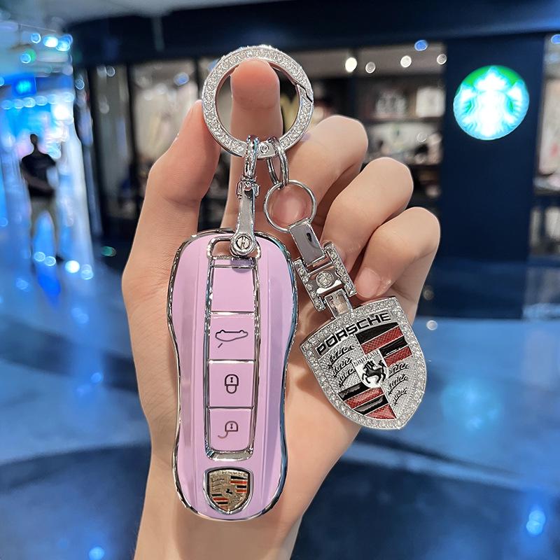 Porsche Key Shell Cover for Cayenne, Macan, Panamera, 718/911