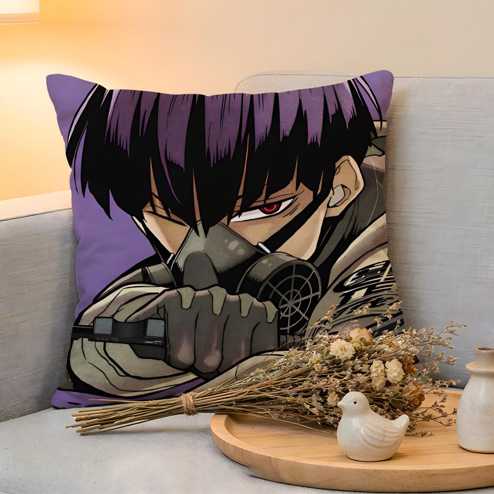 Cushion Cover  Linen  SkinFriendly Soft Decorative Case for Sofa Home Decor Cool Anime KKaiju No 8 Pillow cover