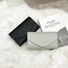 2025 New Pure Passport Clip Wallet Women's Long Zipper Clutch Bag Hairball Simple Change Bag One Piece Hair