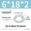 Oversized Thickened Galvanized Iron Flat Washer M2M3456810-M6