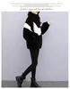 Women's Plush Korean-Style Loose Coat: Spliced, Thickened, for Autumn & Winter Fashion 2023