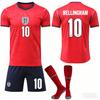 2026 World Cup England Aways Football Jersey for Kids and Adults BELLINGHAM #10