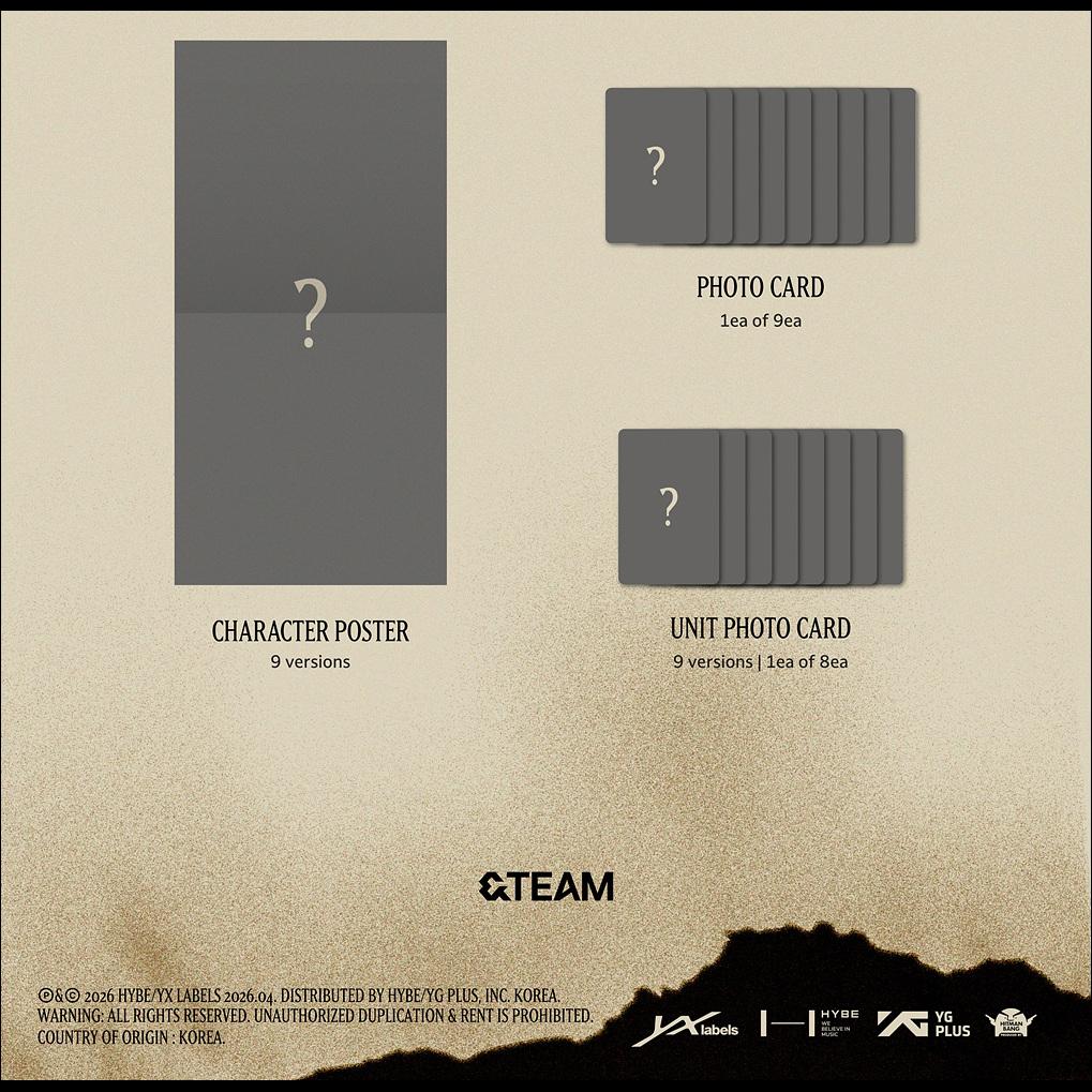 [Pre-order] &TEAM [We on Fire] SOLO EDITION / 3rd EP Album + Free Gift