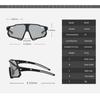 Photochromic Cycling Glasses Men's and Women's Polarized Bike Eyewear Mountain MTB Cycling UV400 Sunglasses Bicycle Road Goggles