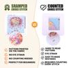 Stitch Kit 45x45cm Landscape 11CT Stamped Canvas 3 Strand Cotton Thread Embroidery DIY Beginner
