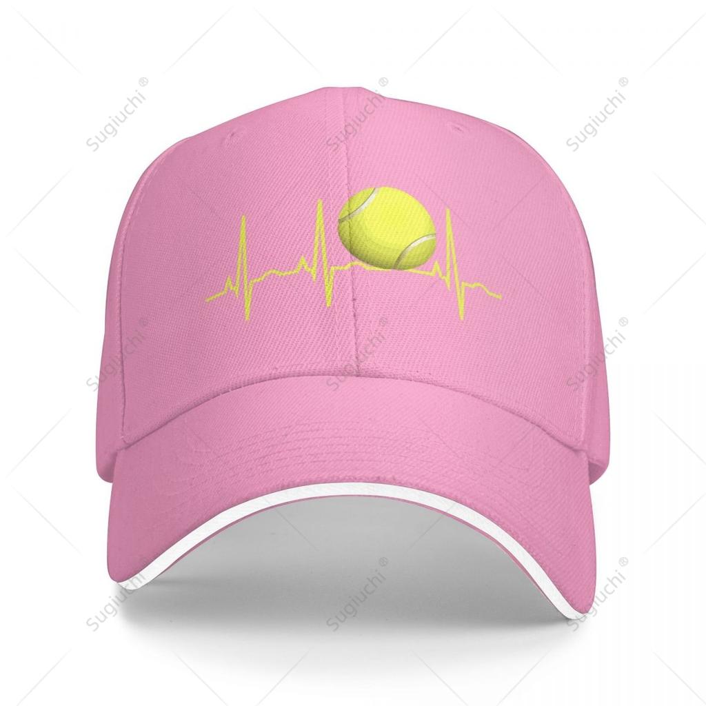 Multifunction Tennis Heartbeat Tennis For Players Coaches Sandwich Baseball Cap Unisex Sports Casual Caps Golf Hat Fishing