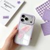 Pink Butterfly Transparent Phone Case for Apple 17 Pro Max, Drop-Proof & Full Coverage for iPhone 16/15/14, Stylish for Women