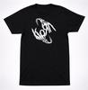 Korn Vintage Skeleton Hands T-Shirt Black Nu Metal Band Graphic Unisex Tee