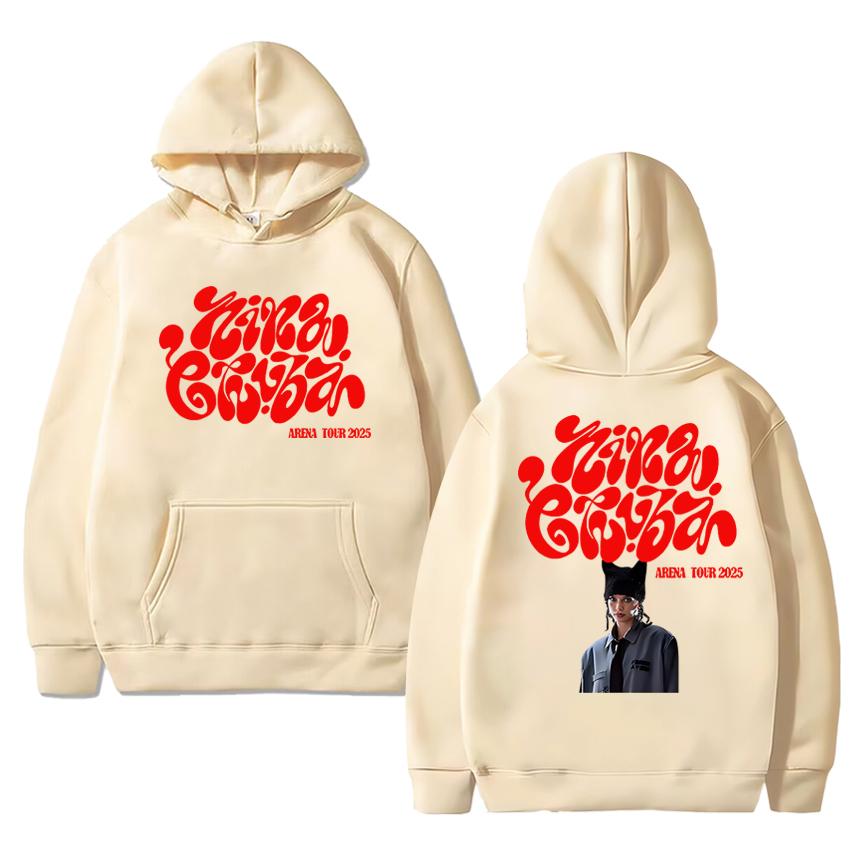 Singer Nina Chuba Arena Tour 2025 Graphics Hoodies Men Women Fashion Y2k Sweatshirt Unisex Casual Fleece Long Sleeve Pullovers