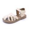Girls' Sandals Closed-Toe Woven Shoes for Toddlers & Young Kids, Soft-Sole Beach Sandals for Children Girls' Party Shoes