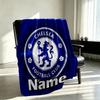Custom Name Personalized Chelsea F.C Print Blankets, Home Decor, Bedroom, Sofa, Camping, Couch, Gifts for Birthday Christmas