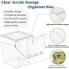 Stackable Tea-Bag Holder Organizer Clear Dust-proof Capsule Coffee Organizer Large Capacity With Cover Snack Storage Box