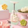 Mid Autumn Festival Round Mooncake Mold Cherry Blossom Shape Pastry Tools Diy Fondant Cake Decoration Tools Hand Press Mold