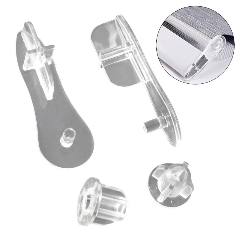 Bottom Rail End Plugs For Blinds Compatibility with Multiple Brands And Easy To Install Window Blind Bottom Rail Cover
