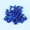 30Pcs/Pack M5*12Mm Universal Aluminum Alloy Motorcycle Cross Head Self Tapping Bolts Screws Nut Round Head Thread Diameter